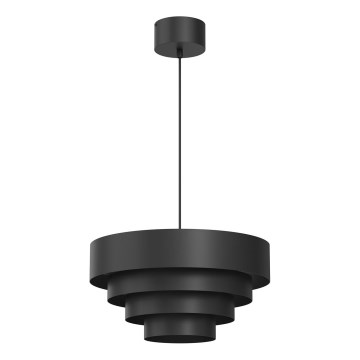 Κρεμαστό φωτιστικό οροφής RINGS 1xE27/15W/230V μαύρο