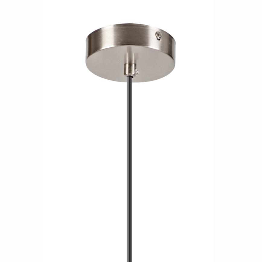 Κρεμαστό φωτιστικό οροφής ROLLO 1xE14/5W/230V ματ χρώμιο/φιμέ