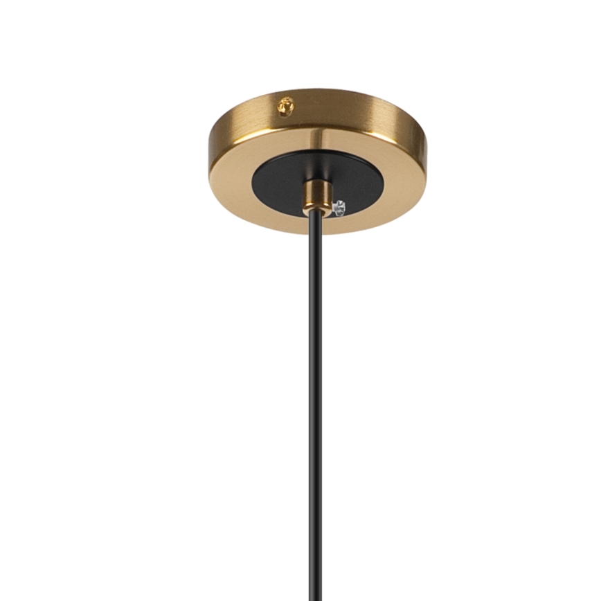Κρεμαστό φωτιστικό οροφής ROLLO 1xG9/5W/230V χρυσό/φιμέ μπεζ