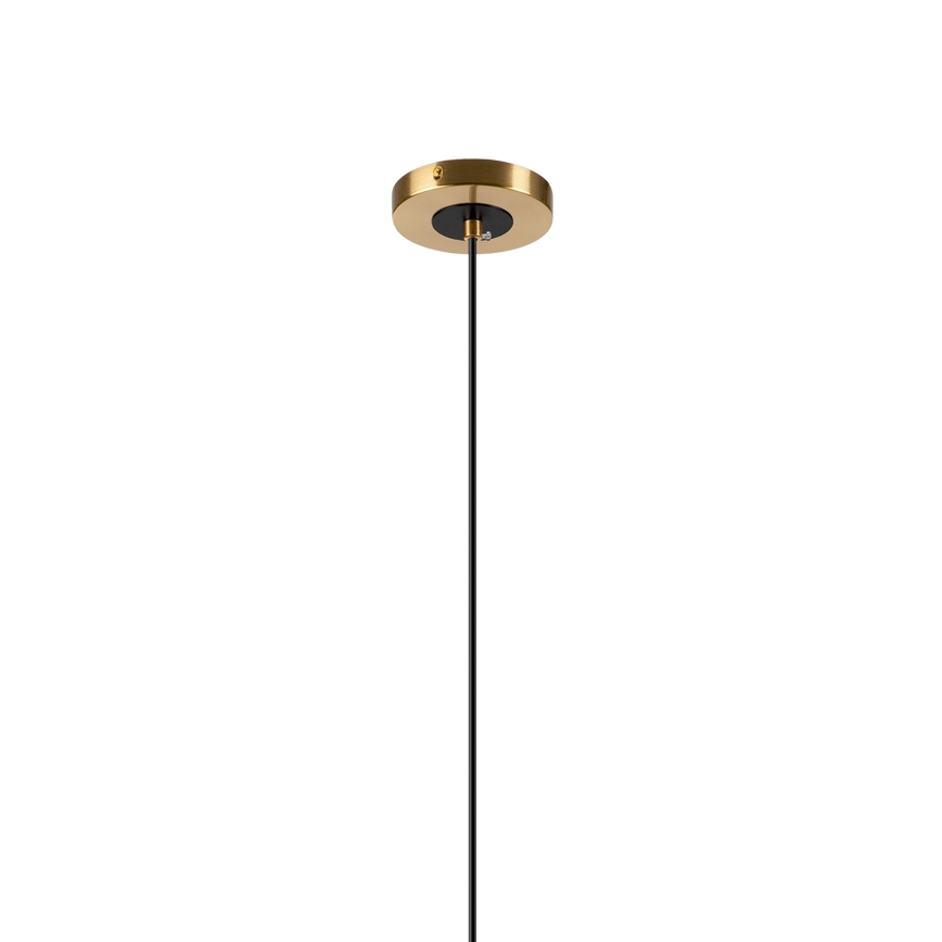 Κρεμαστό φωτιστικό οροφής ROLLO 3xE14/5W/230V χρυσό/φιμέ μπεζ