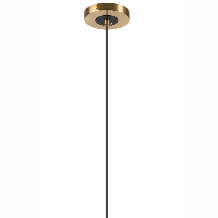 Κρεμαστό φωτιστικό οροφής ROLLO 3xG9/5W/230V χρυσό/φιμέ μπεζ