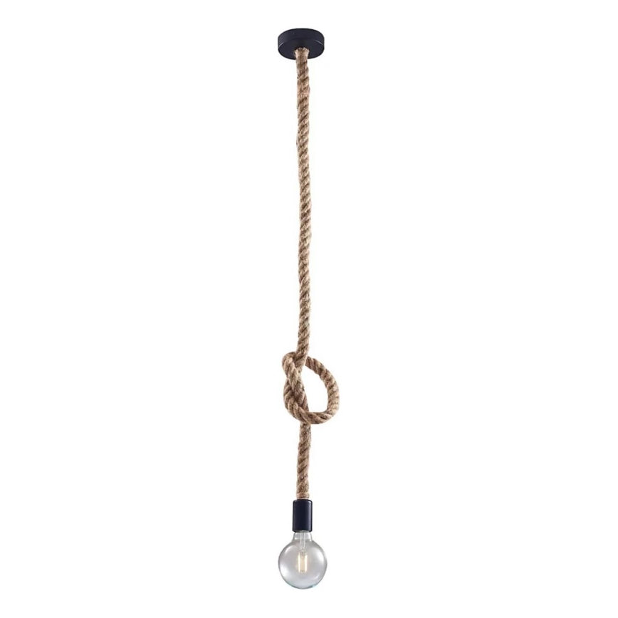 Κρεμαστό φωτιστικό οροφής ROPE 1xE27/12W/230V