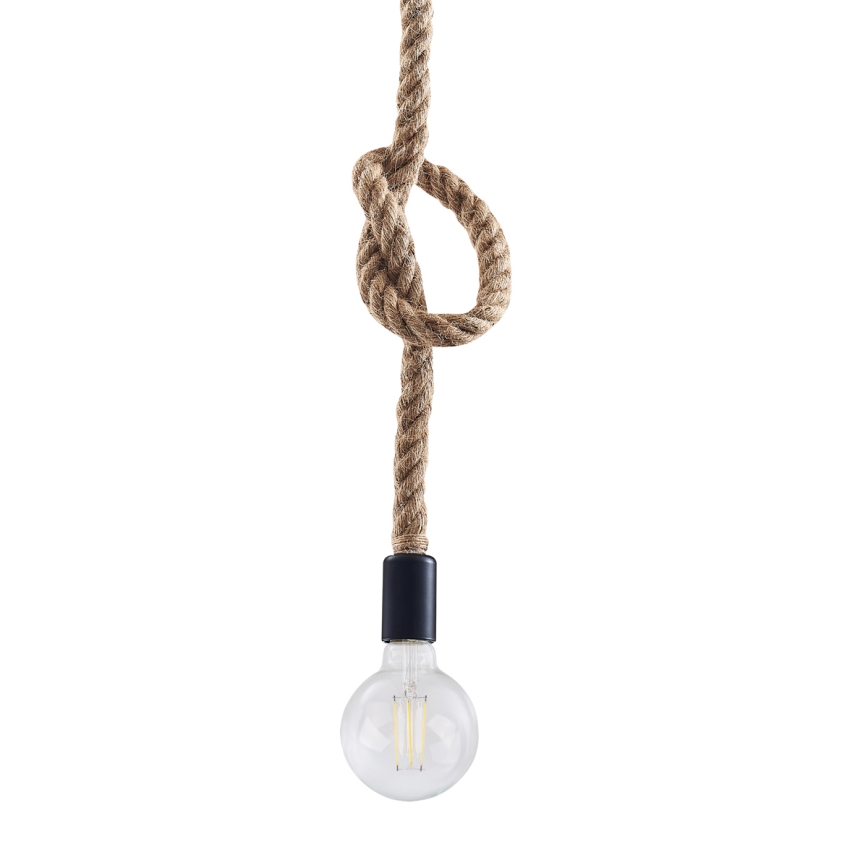 Κρεμαστό φωτιστικό οροφής ROPE 1xE27/12W/230V