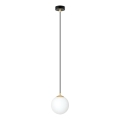 Κρεμαστό φωτιστικό οροφής ROYAL 1xE14/10W/230V διάμετρος 14 cm μαύρο