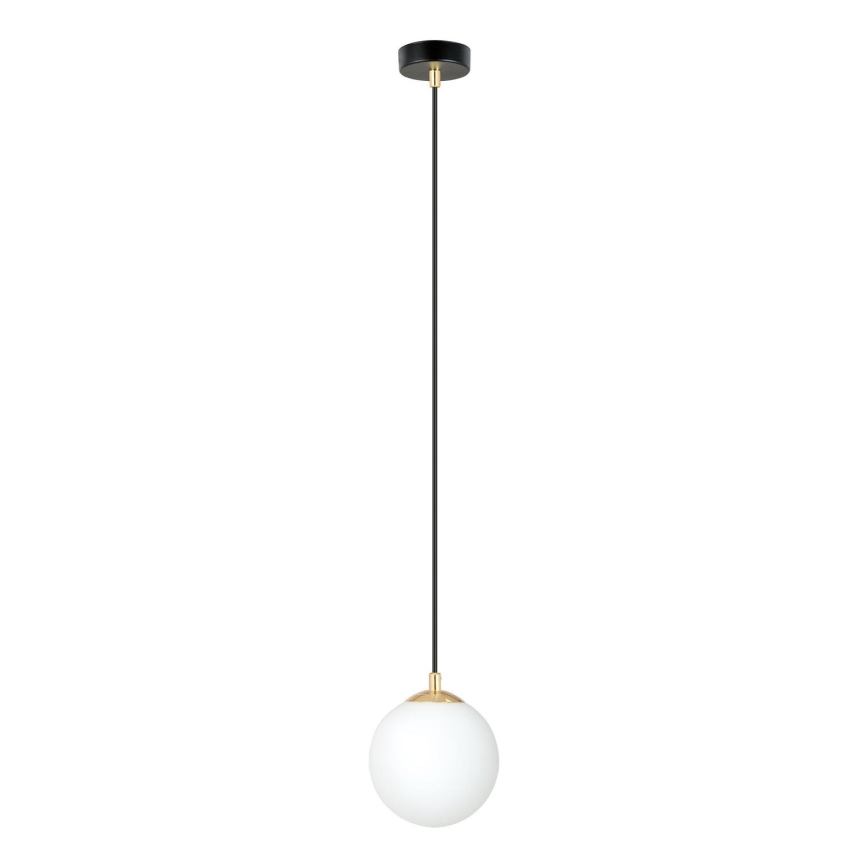 Κρεμαστό φωτιστικό οροφής ROYAL 1xE14/10W/230V διάμετρος 14 cm μαύρο