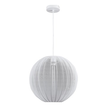 Κρεμαστό φωτιστικό οροφής SENSAI 1xE27/20W/230V διάμετρος 40 cm λευκό