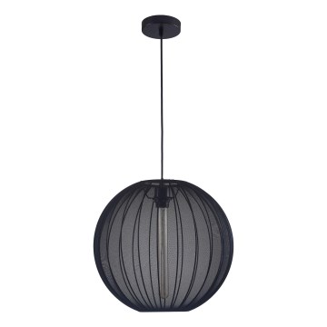 Κρεμαστό φωτιστικό οροφής SENSAI 1xE27/20W/230V διάμετρος 40 cm μαύρο