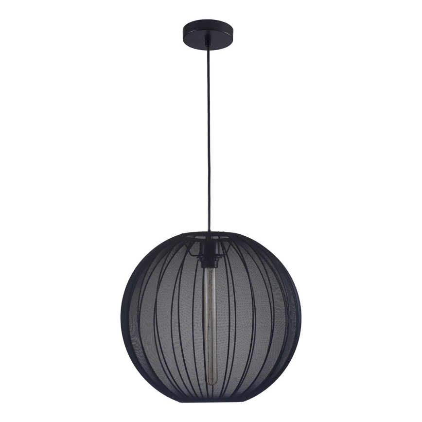 Κρεμαστό φωτιστικό οροφής SENSAI 1xE27/20W/230V διάμετρος 40 cm μαύρο
