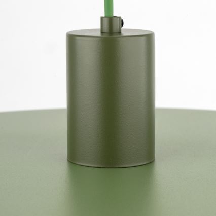Κρεμαστό φωτιστικό οροφής SILA 1xE27/15W/230V διάμετρος 40 cm πράσινο