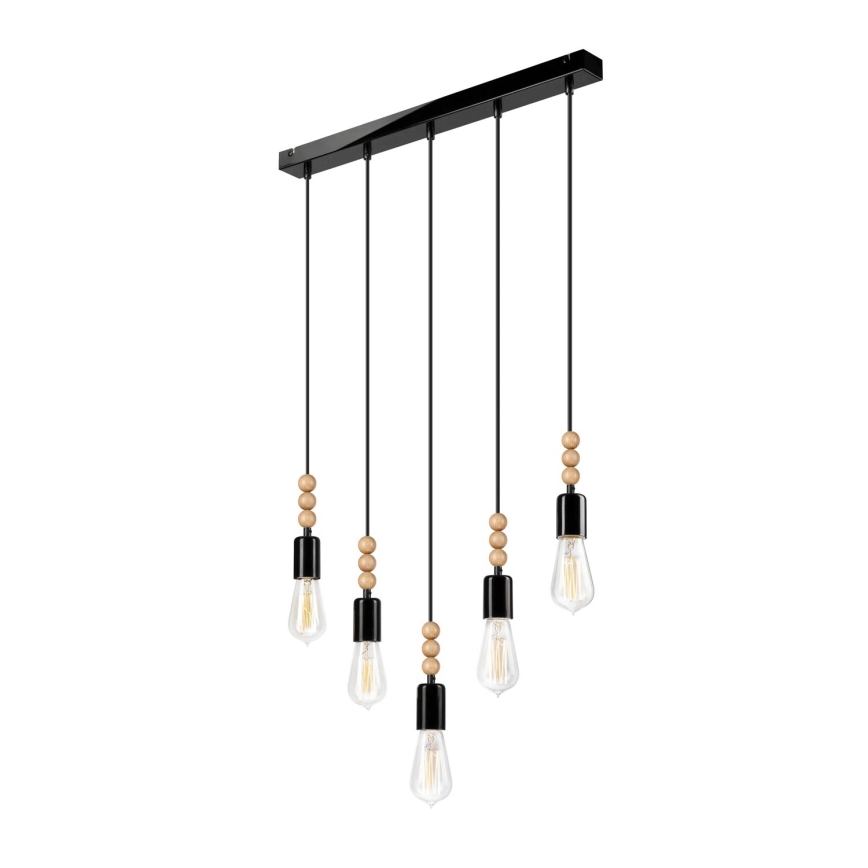 Κρεμαστό φωτιστικό οροφής SIMON 5xE27/60W/230V