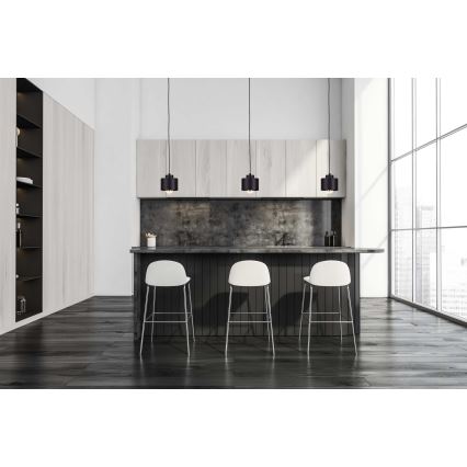 Κρεμαστό φωτιστικό οροφής SIMPLY BLACK 1xE27/60W/230V