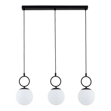 Κρεμαστό φωτιστικό οροφής SITRO 3xE14/10W/230V μαύρο/λευκό