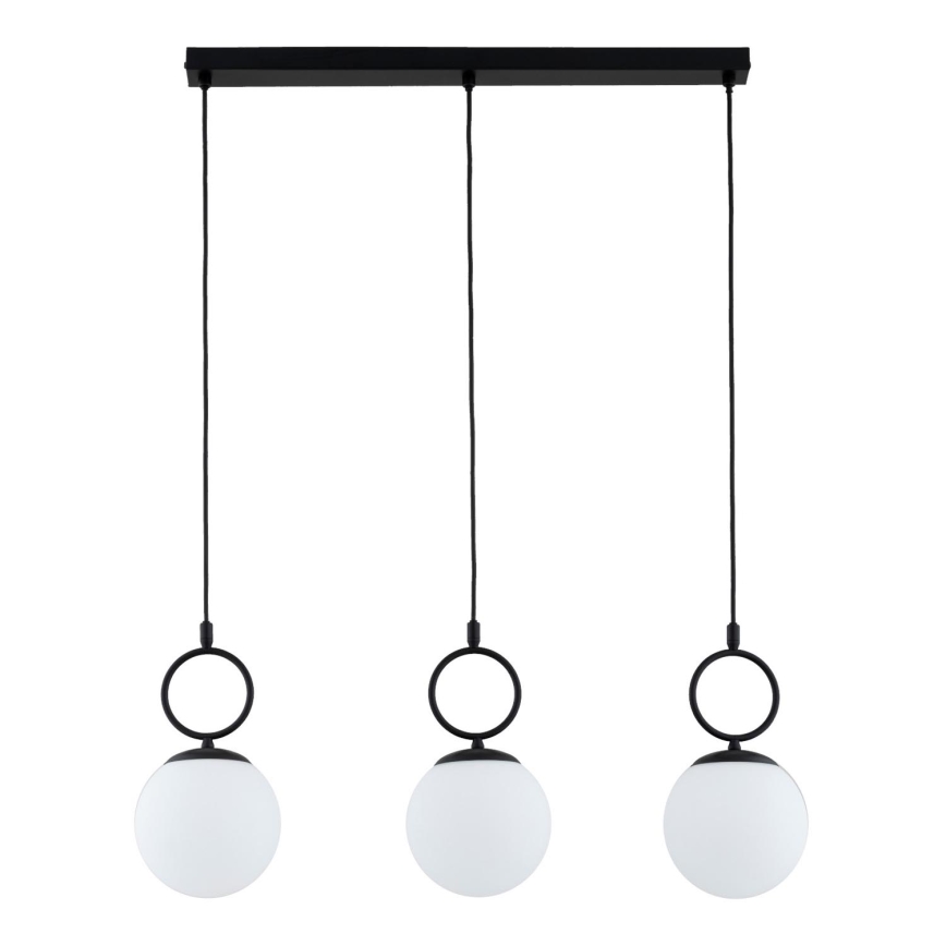 Κρεμαστό φωτιστικό οροφής SITRO 3xE14/10W/230V μαύρο/λευκό