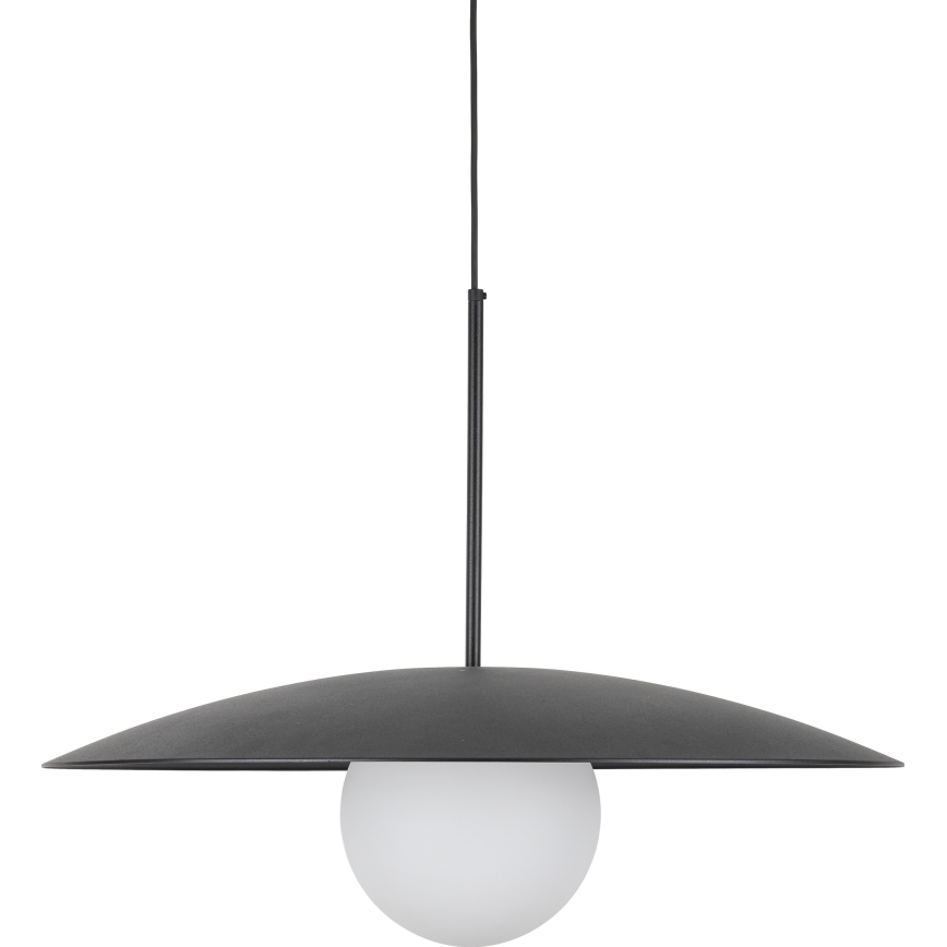 Κρεμαστό φωτιστικό οροφής SLATE 1xE27/15W/230V διάμετρος 65 cm μαύρο