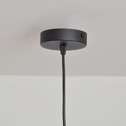 Κρεμαστό φωτιστικό οροφής SORAPIS 1xE27/15W/230V μαύρο