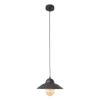 Κρεμαστό φωτιστικό οροφής SORAPIS 1xE27/15W/230V μαύρο