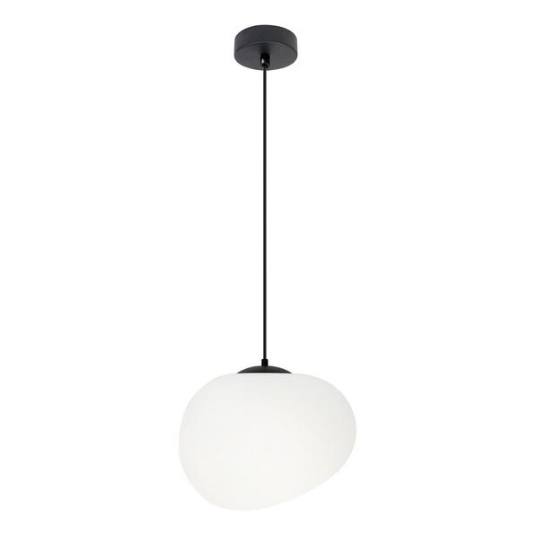Κρεμαστό φωτιστικό οροφής STONES 1xE27/40W/230V διάμετρος 20 cm