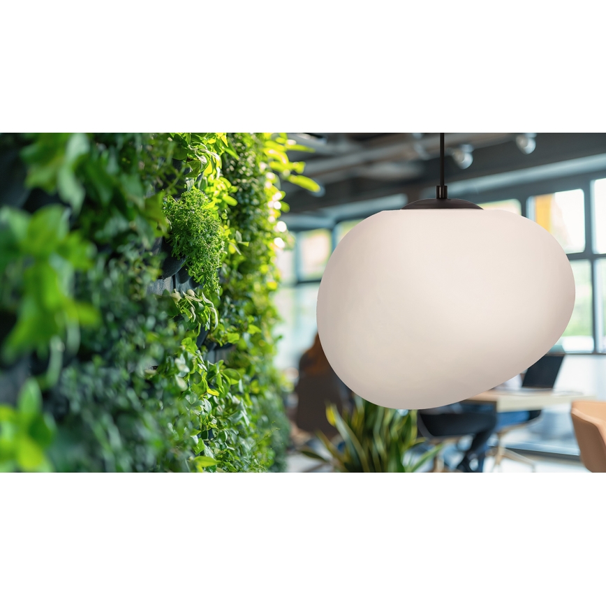 Κρεμαστό φωτιστικό οροφής STONES 1xE27/40W/230V διάμετρος 30 cm