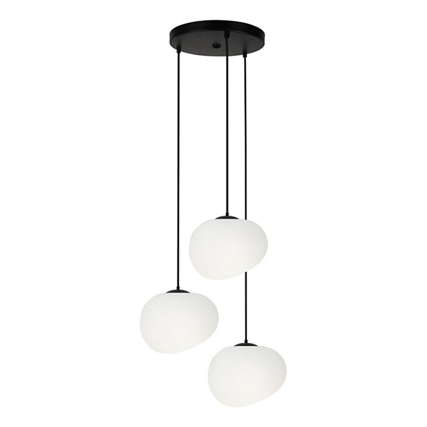 Κρεμαστό φωτιστικό οροφής STONES 3xE27/40W/230V