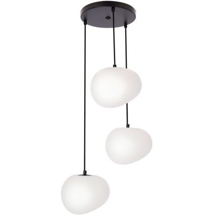 Κρεμαστό φωτιστικό οροφής STONES 3xE27/40W/230V