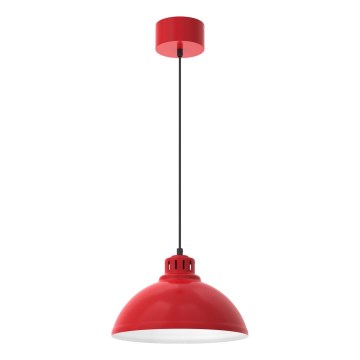 Κρεμαστό φωτιστικό οροφής SVEN 1xE27/15W/230V κόκκινο