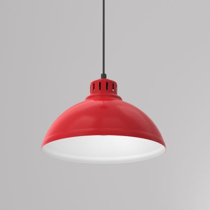 Κρεμαστό φωτιστικό οροφής SVEN 1xE27/15W/230V κόκκινο