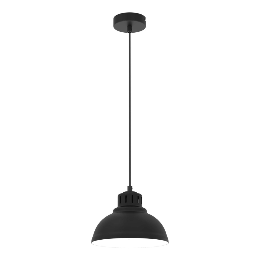 Κρεμαστό φωτιστικό οροφής SVEN 1xE27/15W/230V μαύρο
