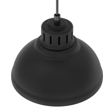 Κρεμαστό φωτιστικό οροφής SVEN 1xE27/15W/230V μαύρο