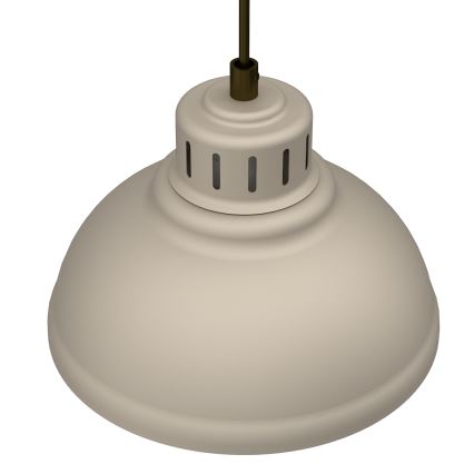 Κρεμαστό φωτιστικό οροφής SVEN 1xE27/15W/230V μπεζ