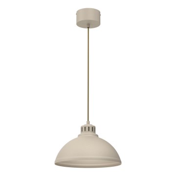 Κρεμαστό φωτιστικό οροφής SVEN 1xE27/15W/230V μπεζ