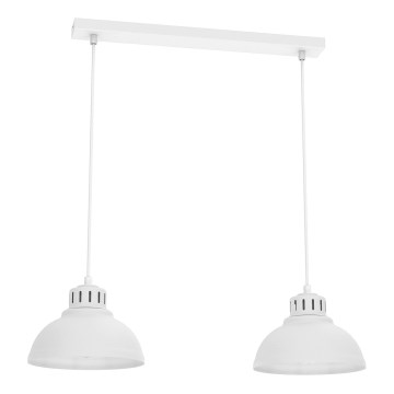 Κρεμαστό φωτιστικό οροφής SVEN 2xE27/15W/230V λευκό