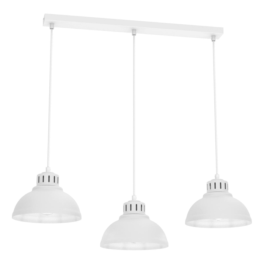 Κρεμαστό φωτιστικό οροφής SVEN 3xE27/15W/230V λευκό