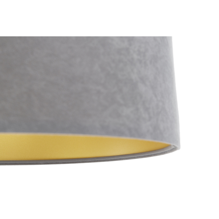 Κρεμαστό φωτιστικό οροφής SWING 1xE27/60W/230V γκρι/λευκό/χρυσαφί