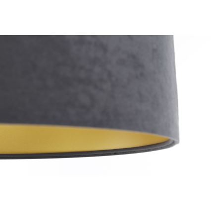 Κρεμαστό φωτιστικό οροφής SWING 1xE27/60W/230V γκρι/χρυσαφί