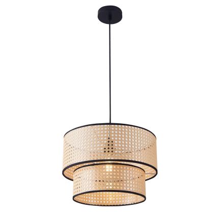 Κρεμαστό φωτιστικό οροφής TAKARA 1xE27/20W/230V διάμετρος 40 cm μπεζ