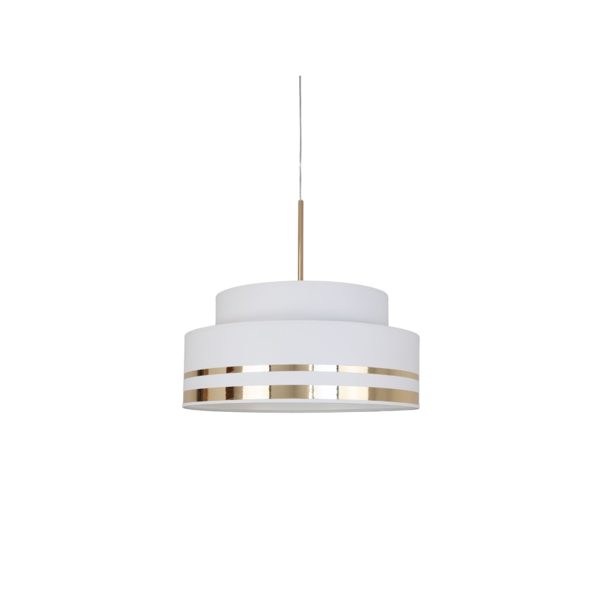 Κρεμαστό φωτιστικό οροφής TAMI 1xE27/60W/230V κρεμ/χρυσό