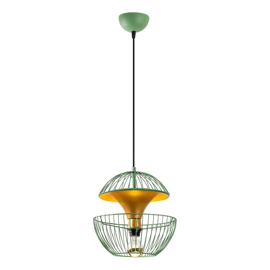 Κρεμαστό φωτιστικό οροφής TELMANDER 1xE27/40W/230V πράσινο