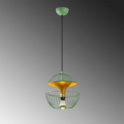 Κρεμαστό φωτιστικό οροφής TELMANDER 1xE27/40W/230V πράσινο