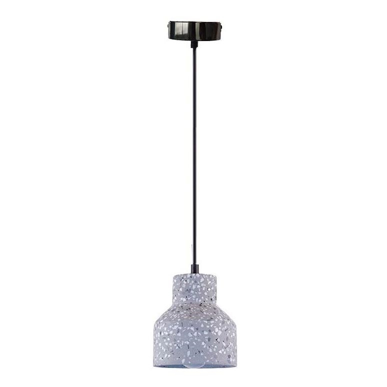 Κρεμαστό φωτιστικό οροφής TERRAZZO 1xE27/60W/230V διάμετρος 12 cm γκρι