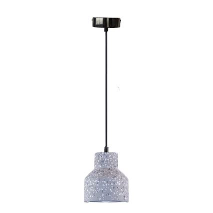 Κρεμαστό φωτιστικό οροφής TERRAZZO 1xE27/60W/230V διάμετρος 12 cm γκρι
