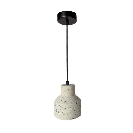 Κρεμαστό φωτιστικό οροφής TERRAZZO 1xE27/60W/230V διάμετρος 12 cm κρεμ