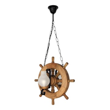 Κρεμαστό φωτιστικό οροφής TIMONA 2xE14/40W/230V οξιά