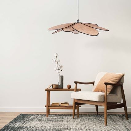 Κρεμαστό φωτιστικό οροφής TOBAGO 1xE27/20W/230V διάμετρος 100 cm μπεζ