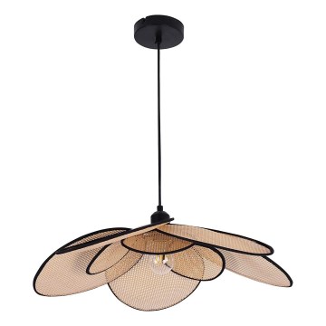 Κρεμαστό φωτιστικό οροφής TOBAGO 1xE27/20W/230V διάμετρος 60 cm μπεζ