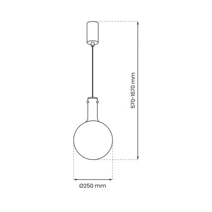 Κρεμαστό φωτιστικό οροφής TORONTO 1xGU10/8W/230V γυαλιστερό χρώμιο