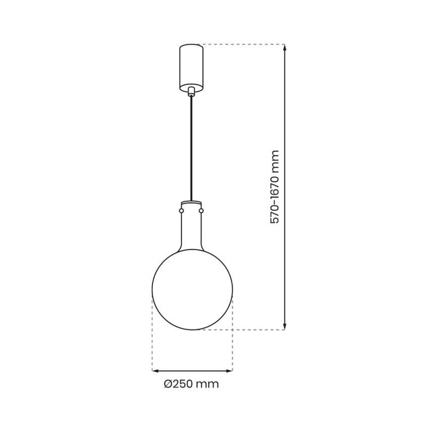 Κρεμαστό φωτιστικό οροφής TORONTO 1xGU10/8W/230V γυαλιστερό χρώμιο