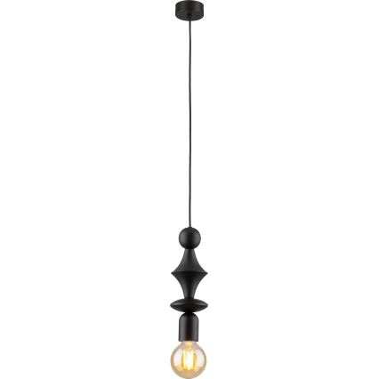 Κρεμαστό φωτιστικό οροφής TOWER 1xE27/15W/230V μαύρο