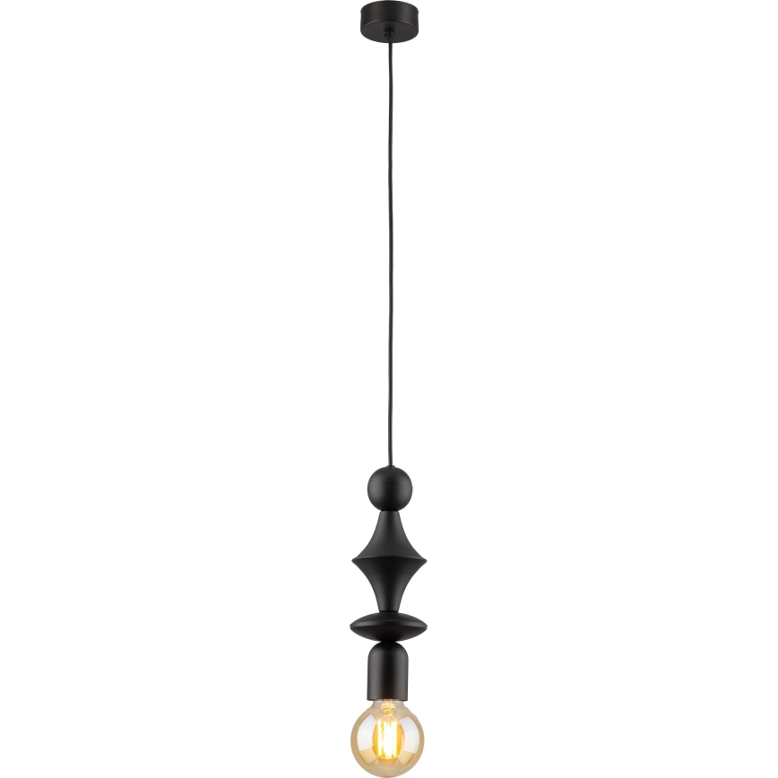 Κρεμαστό φωτιστικό οροφής TOWER 1xE27/15W/230V μαύρο