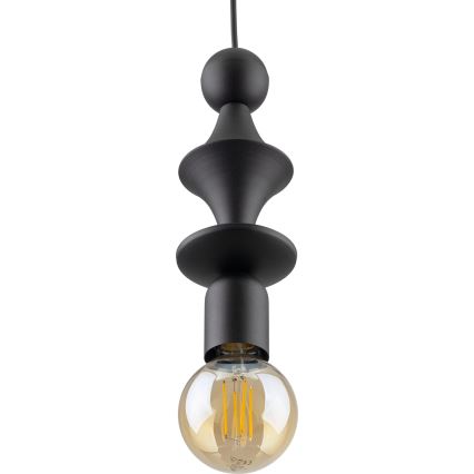 Κρεμαστό φωτιστικό οροφής TOWER 1xE27/15W/230V μαύρο