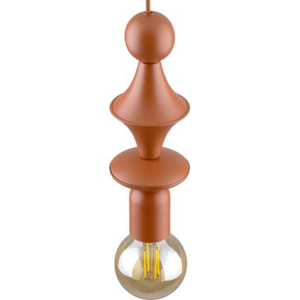 Κρεμαστό φωτιστικό οροφής TOWER 1xE27/15W/230V τούβλο